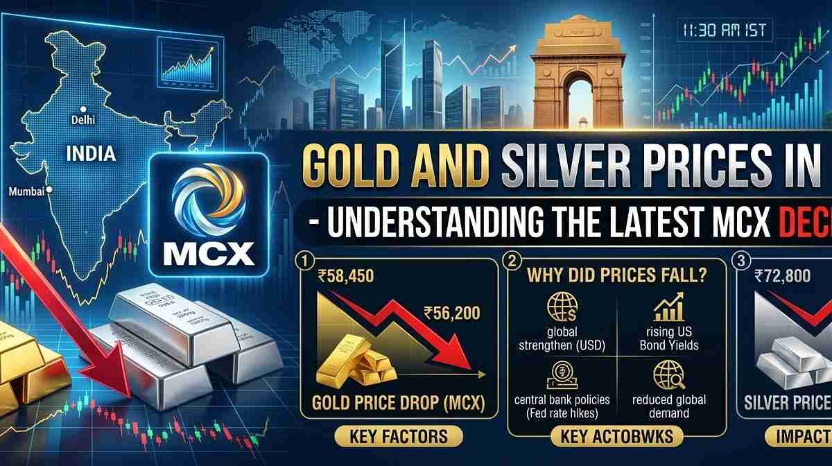 Gold and Silver Prices in India –  Understanding the Latest MCX Decline